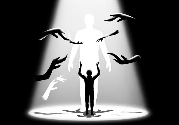 Imbalanced relationship, one person empowering other